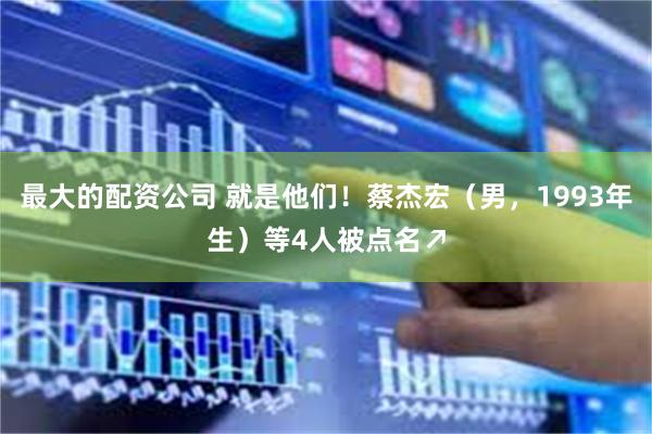 最大的配资公司 就是他们！蔡杰宏（男，1993年生）等4人被点名↗