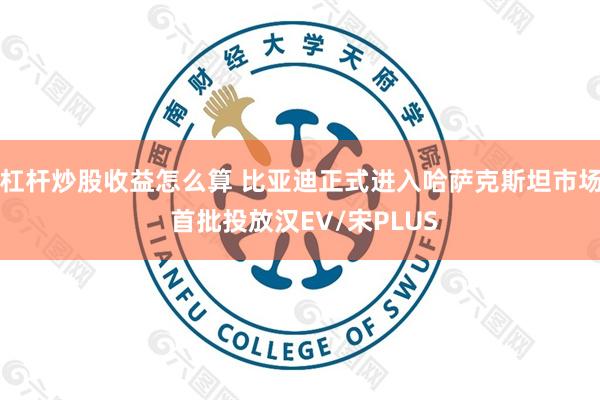 杠杆炒股收益怎么算 比亚迪正式进入哈萨克斯坦市场 首批投放汉EV/宋PLUS